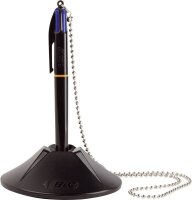 BiC® Kugelschreiber-Ständer mit 4-Farbkugelschreiber, Stärke M, schwarz