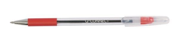 Q-Connect Einwegkugelschreiber, 0,7 mm, rot