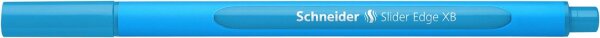Schneider Kugelschreiber Slider Edge - Kappenmodell, XB, hellblau