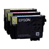 Original EPSON 27XL / T2715XL Multipack cyan, magenta, gelb Tintenpatronen