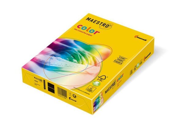 Mondi Maestro Color intensivgelb 80g/m² DIN-A4 - 500 Blatt IG50