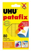 UHU patafix original 80 Stück Gelb