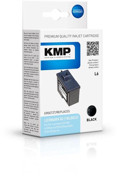 KMP Patrone L6 komp. zu Nr. 82 Lexmark X5100 X6100 schwarz