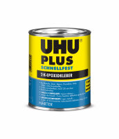 UHU plus schnellfest 2-Komponenten-Epoxidharzkleber, 5 Minuten, transparent 1 Dose Härter 855g