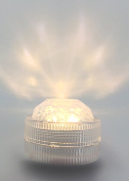folia 982 - Deko LED Licht, 2 Stück, warmweißes Licht, ideal als Teelichtersatz, für Laternen, Windlichter
