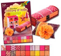 Folia Naturpapier Block "Colours of India" MUMBAI
