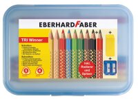 EberhardtFaber TRI Winner Schulbox, 11-teilig Farbstifte...