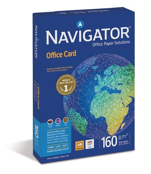 Navigator Office Card Kopierpapier 160g/m² DIN-A4 250 Blatt weiß