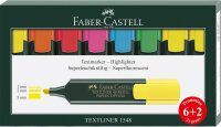 Faber-Castell 254863 - Textmarker Set TL 48, 8er Etui,...