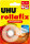 UHU rollafix transparent Klebeband Klebefilm inkl. Abroller mit Metallmesser 25m x 19mm