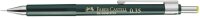 Faber-Castell 136300 - Druckbleistift TK-FINE 9713, Minenstärke: 0,35 mm, Schaftfarbe: grün