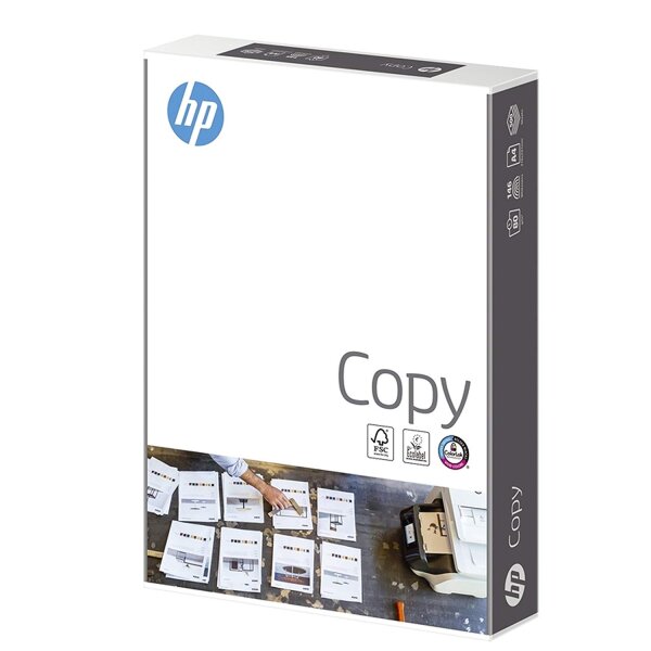 HP Copy Druckerpapier, Kopierpapier weiß A4 80g/m² mit ColorLok-Technologie, 500 Blatt von HP Hewlett Packard