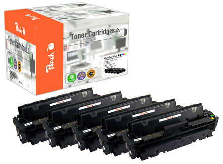 Peach Spar Pack Plus Tonermodule kompatibel zu HP CF410X*2, CF411X, CF412X, CF413X