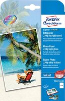 Avery Zweckform C2495-45R Superior Inkjet Fotopapier, 13 x 18, einseitig beschichtet, 230 g/m², 45 Blatt