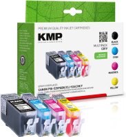 KMP Multipack C81V schwarz, cyan, magenta, gelb...