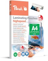 Peach PP580-22 HighSpeed Laminierfolien | DIN-A4 | 2 x 80...
