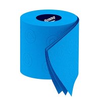 RENOVA Blaues Toilettenpapier - BLAU in Folie 6 Rollen
