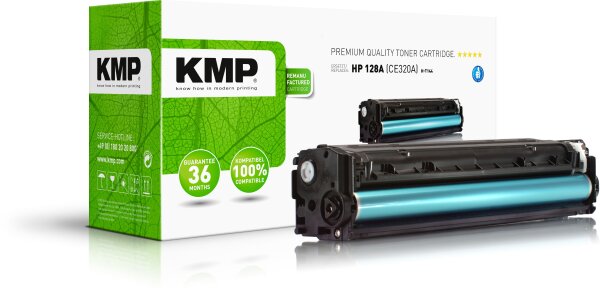 KMP H-T144 schwarz Tonerkartusche ersetzt HP LaserJet Pro HP 128A (CE320A)