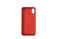 KMP Schutzhülle Silicone Case für iPhone XS Max-red