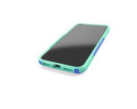 KMP Schutzhülle Sporty Case für iPhone XS Max-blue/green