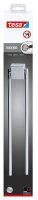 Tesa ekkro Handtuchhalter (NICHT BOHREN, hochglanzverchromt, inkl. Klebelösung, hohe Haltekraft (bis 6kg), 80mm x 50mm x 420mm) 40234-00000