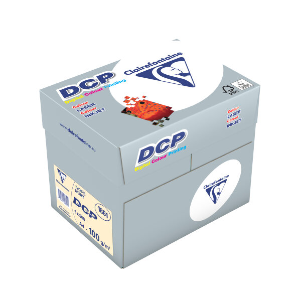Clairefontaine DCP Ivory elfenbein digital color printing 100g/m² DIN-A4 2500 Blatt 1861C