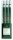 Faber-Castell 136030 - 3er Set Druckbleistifte TK-FINE 9760, Minenstärken: 0,35 mm; 0,5 mm + 0,7 mm, Schaftfarbe: grün