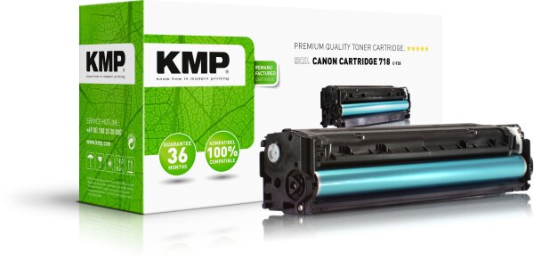KMP C-T20 cyan Tonerkartusche ersetzt Canon Color Imageclass 718C/2661B002
