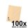 100x Falken Trennblätter 80001688 DIN-A4, 24x30cm, 230g/m² Karton, chamois