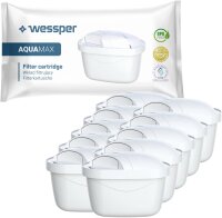 Wessper 10er Pack Aquamax Wasserfilter Kartuschen komp....
