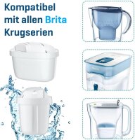 Wessper 10er Pack Aquamax Wasserfilter Kartuschen komp. mit BRITA Maxtra, AmazonBasics WES003