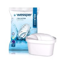Wessper 4er Pack Aquamax Wasserfilter Kartuschen komp....