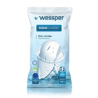 Wessper 3er Pack AquaClassic Wasserfilter Kartuschen komp. mit BRITA Classic,DAFI Classic, Glas-Wasserfilter WES002
