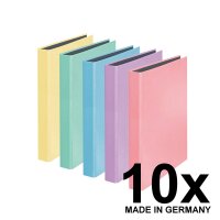 Falken 10 x  Ringbücher Pastell Color