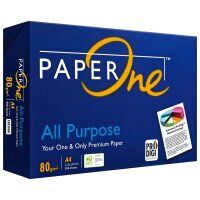 PaperONE ALL Purpose 80 g/qm A4 - 500 Blatt weiß Kopierpapier Druckerpapier Laserpapier SUPER QUALITÄT
