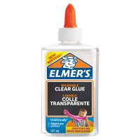 Elmers Klarer Bastelkleber, auswaschbar & Kinderfreundlich, 147 Ml – Ideal zur Herstellung von Slime