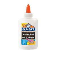Elmers PVA Kleber, Flüssiger, weiß, auswaschbar, 118ml – ideal zur Herstellung von Slime