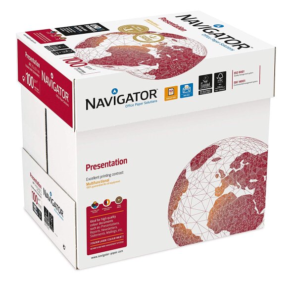 Navigator Presentation 100g/m² DIN-A4 - 2500 Blatt weiß