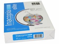 2500 Blatt Inacopia Elite 80g/m² Premiumpapier DIN-A4 weiß