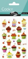 Maildor 560373C CAKES Packung mit Stickers Cooky 3D (1...