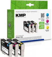KMP Multipack E130V cyan, magenta, gelb Tintenpatronen...