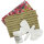 Décopatch KIT021C Bastel Set Pappmaché Mini Schmetterling (ideal für Kinder, 19 x 13,5 x 3,5cm)