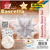 folia 406/1515 - Bastelset Bascetta Stern Winterornament...