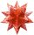 folia 409/2020 - Bastelset Bascetta Stern Sterngrafik rot/gold, 32 Blatt, 20 x 20 cm, fertige Größe des Papiersterns ca. 30 cm, mit ausführlicher Anleitung - ideal zur zeitlosen Dekoration