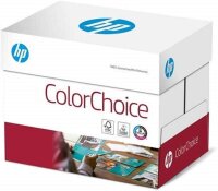 HP Farblaserpapier, Druckerpapier Colorchoice CHP750 - 90 g, A4, 2500 Blatt (5x500), weiß