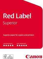 Canon Deutschland Red Label Superior Geschäftspapier, 5x500 Blatt FSC zertifiziert, A4, 80 g/m², alle Drucker hochweiß CIE 168
