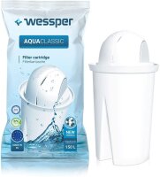 Wessper Wasserfilter Classic inkl. 1 Classic Filterkartusche (kompatibel AQUACLASSIC) 3,5L - BLAU