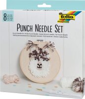 folia Punch Needle Set 8 Teile inkl. Punch Nadel 23411