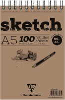 Clairefontaine 96606C Skizzenblock Sketch (100 Blatt, DIN...