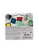 folia 30180 Stempelkissen Set BASIC, 6 Stück farbig sortiert